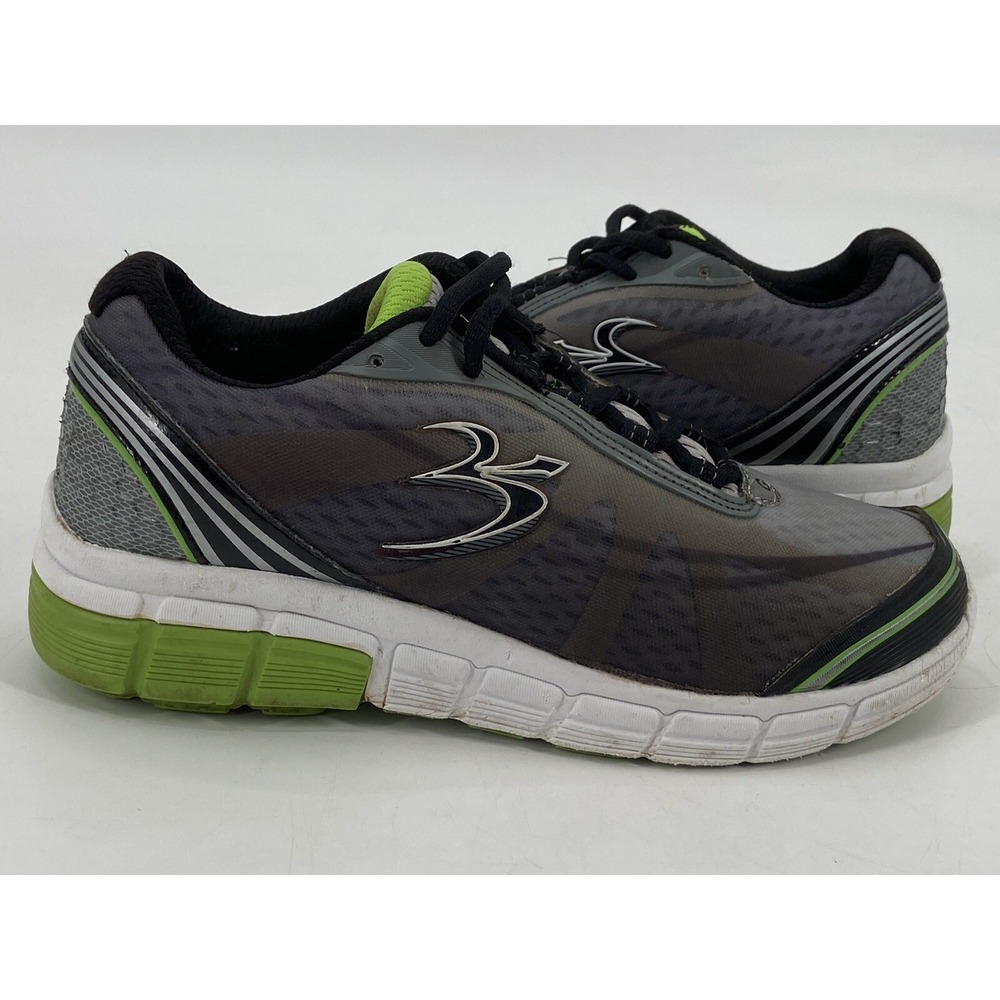 GDefy Women's Gravity Defyer Comfort Fit Walking Shoes Sz 7.5 Gray/Green/Black